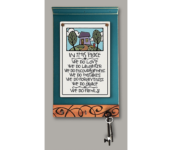 Ceramic Tiles - Key Holder "In This Place"